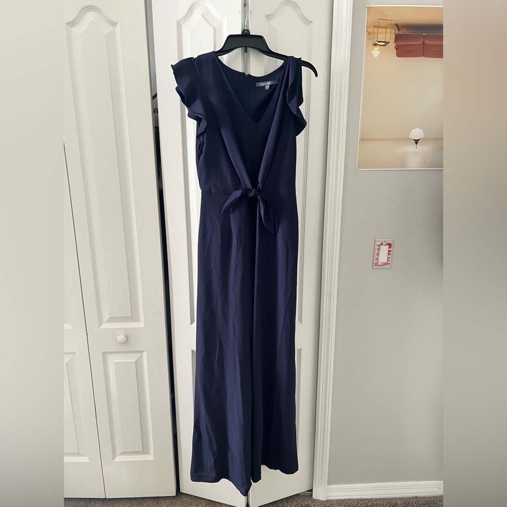 Navy blue dressy jumpsuit